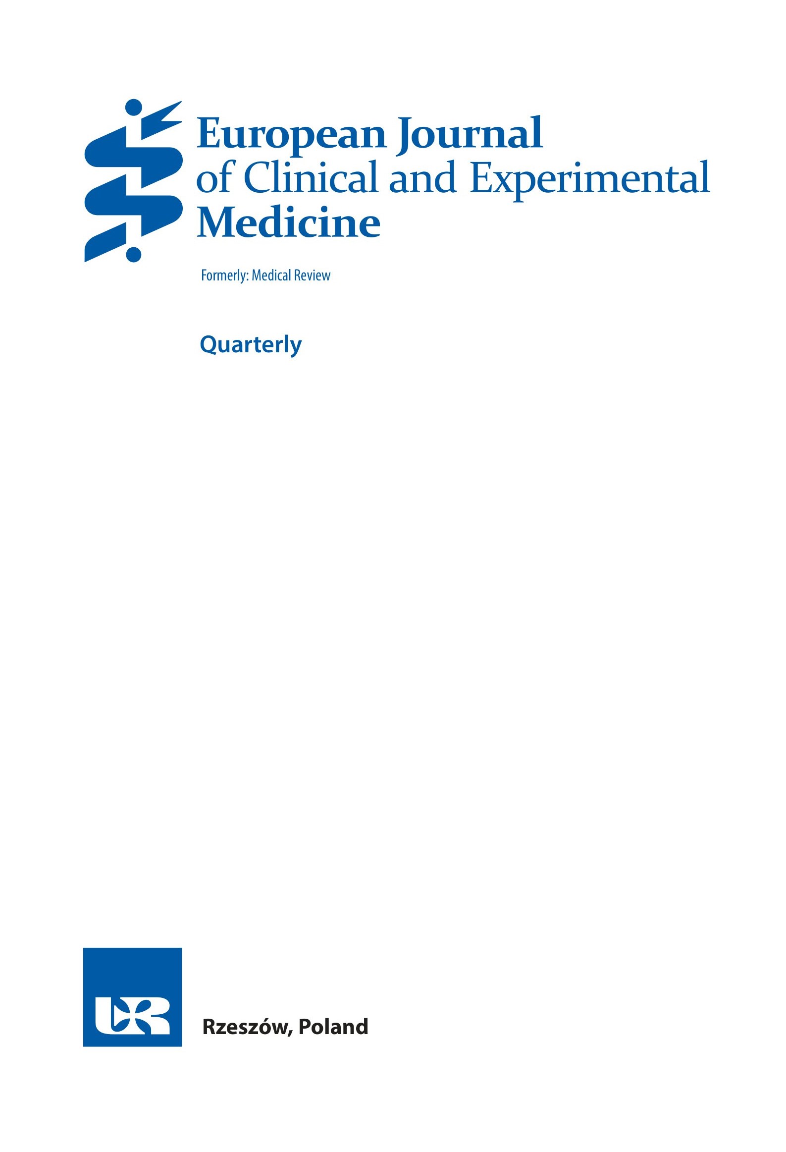 European Journal of Clinical and Experimental Medicine